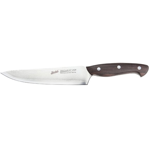 Epicurean Edge: Japanese and European professional chefs knives Berkel San Mai Kitchen Knife 32 cm. Maple Handle.
